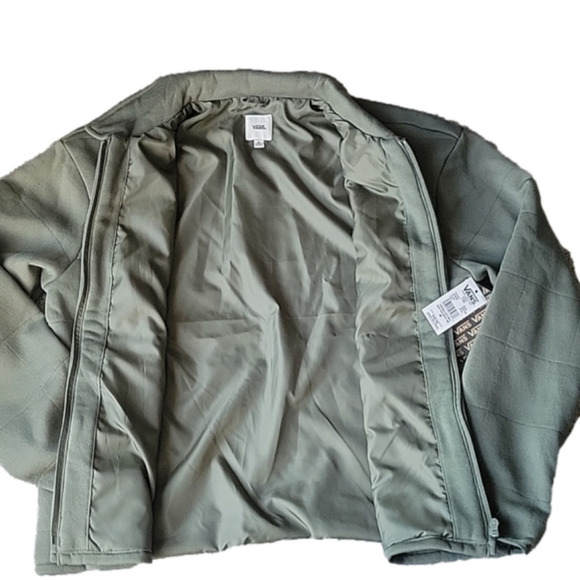 VANS Quilted Boxy West Jacket - Thyme - Picture 5 of 6